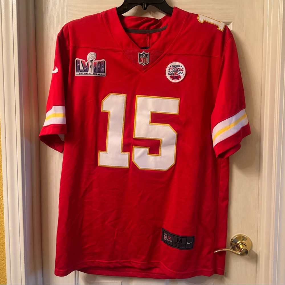Mens Patrick Mahomes Kansas City Red Chiefs Super Bowl jersey